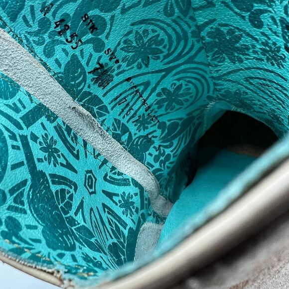 Corral Women's Embroidered Western Pointed Toe Fashion Booties Tan Size US 7 - Picture 9 of 11